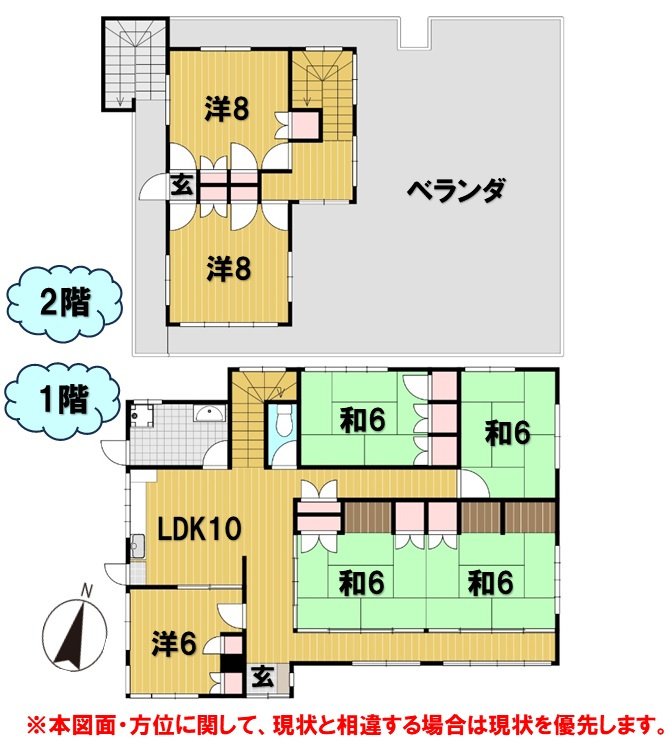 うるま市石川嘉手苅の間取り