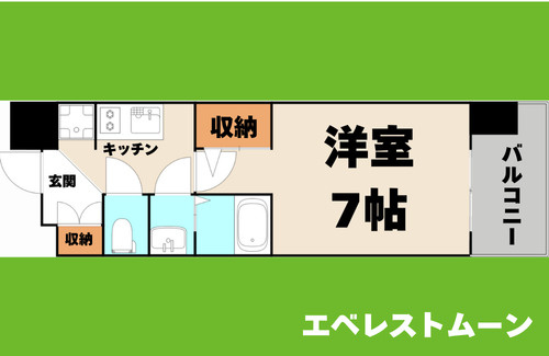 エステムコート名古屋栄プレシャスの間取り