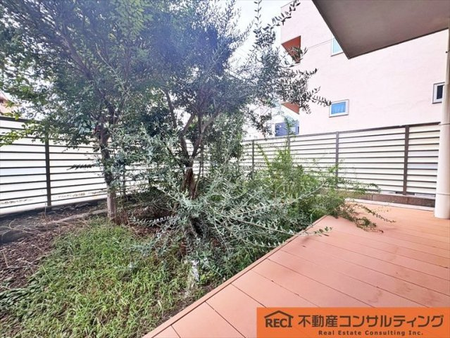 六甲篠原パークマンションの庭