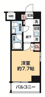 【間取り】 | ARCOBALENO OSHIAGE BLOSSOM | 間取りです。