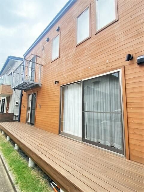 小山３丁目貸家（澤枝邸）のバルコニー