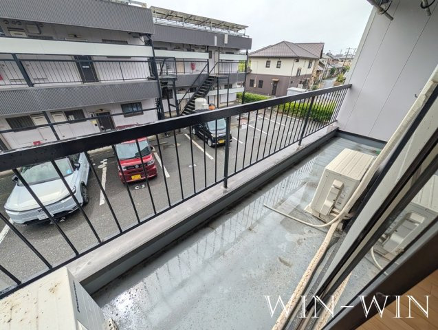 ハイツ禎紫園 Bのバルコニー|イメージ（同建物内別部屋の写真です）