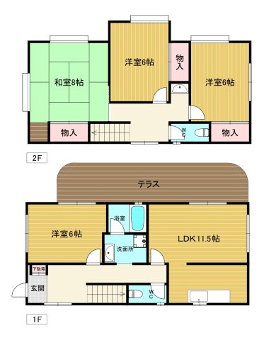 【間取り】 | グロース甲陽園ＶＩＬＬＡ