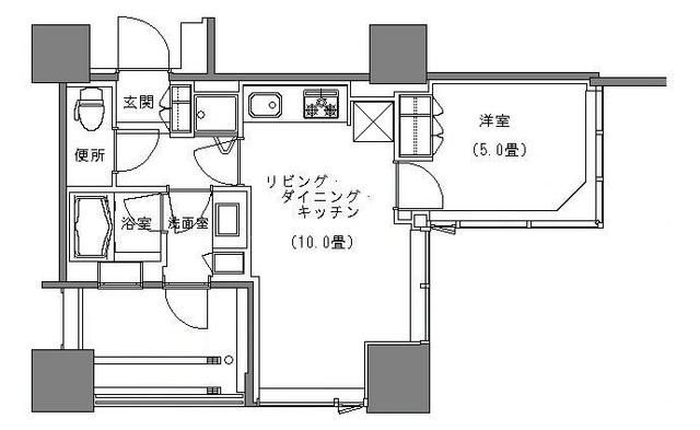 シティタワー池袋ウエストゲートの間取り|間取りです。