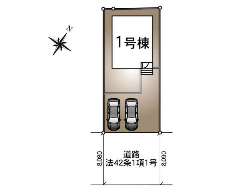 常総市新石下第11　新築戸建の区画図