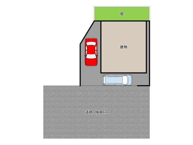 高知市十津3丁目　中古戸建の土地図