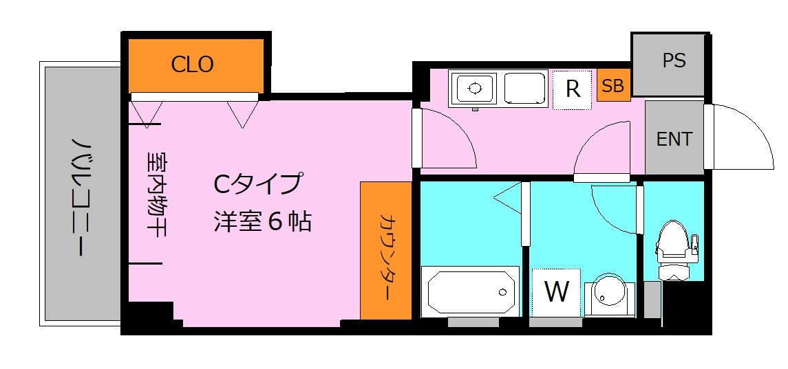 ＥＩＧＨＴＹ－ＥＩＧＨＴ　Ｈｉｎｏの間取り