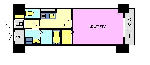 リラシオ西明石駅前の間取り