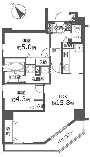 【間取り】 | 【HP限定公開】マイキャッスル国立