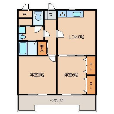 鎮西ビルの間取り