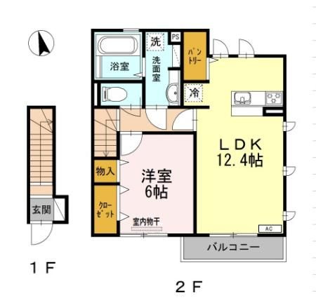 レジデンス　さくら の間取り