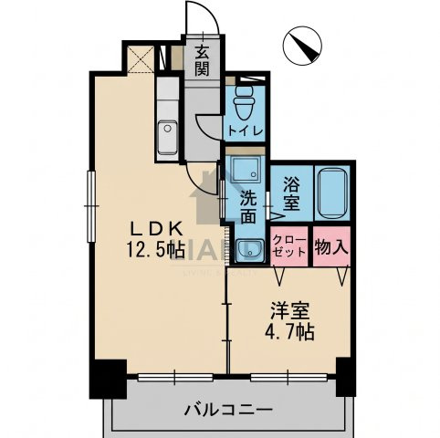ル・セレクト山王　那珂小学校区の間取り|ル・セレクト山王
