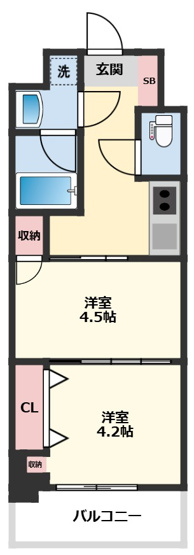 【間取り】 | 日神デュオステージ船橋 | 間取り