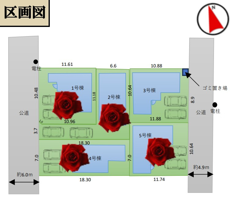 【3号棟　区画図】