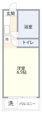 台東区東浅草１丁目の賃貸マンションの間取り