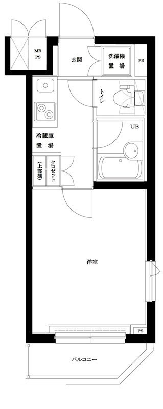 ルーブル小竹向原弐番館 の間取り|間取りです。