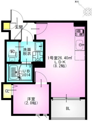 REGALEST　瑞江の間取り