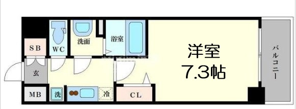 【間取り】 | ファステート難波グランプリ