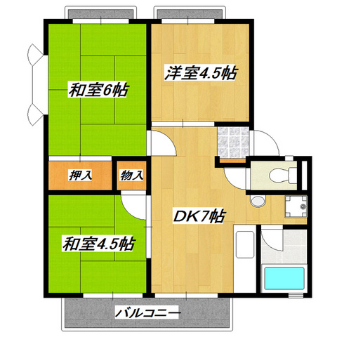 カーサ・ジョイＤの間取り|間取り！