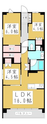 【間取り】 | グランカーサ川口青木町公園