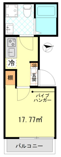 プルミア梅島の間取り