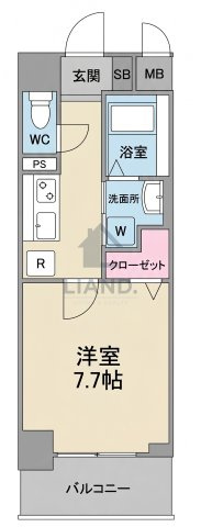 リューデサンテ　高宮小学校区の間取り|リューデサンテ