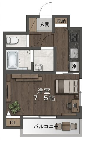Ｆ－ＢＡＳＥ  Ｅａｓｔ　Ⅱの間取り