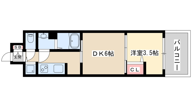 【間取り】 | ルーオーレプラス新大阪サウス
