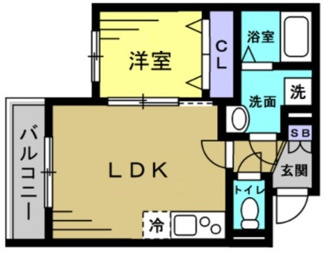 【間取り】 | Ｌａｖａｇｅ　上本郷 | 間取りです。