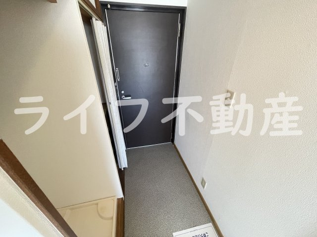 アリタマンション長瀬の玄関|ゆったりとした玄関です