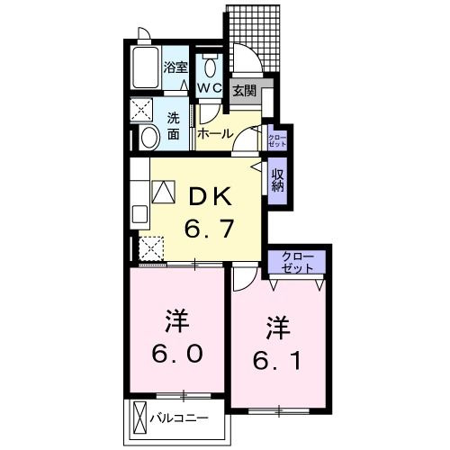 ヴァーサＡの間取り
