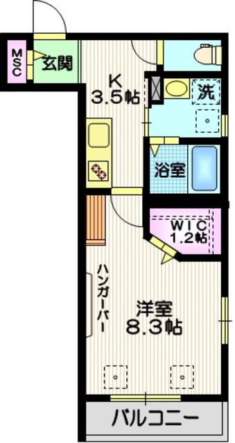 サニーハイツ目黒の間取り