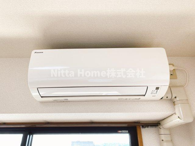 エール豊岡の設備|エアコン２台完備しています♪
