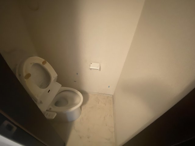 温水洗浄便座付きのトイレです♪