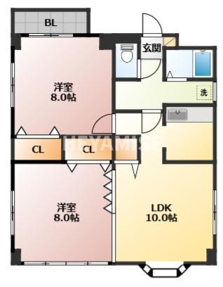 ひまわり八番館の間取り