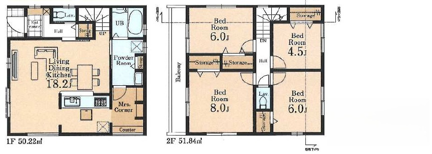 福生市福生全３棟　新築戸建　１号棟
