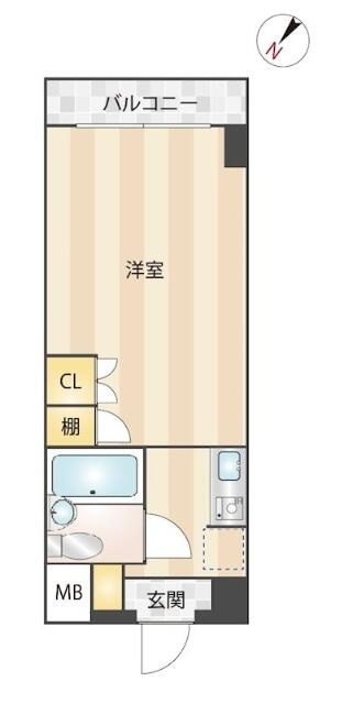 １Ｋ　専有面積１８．０９m2