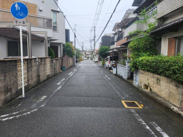 堺市堺区南陵町1丁土地の前面道路含む現地写真
