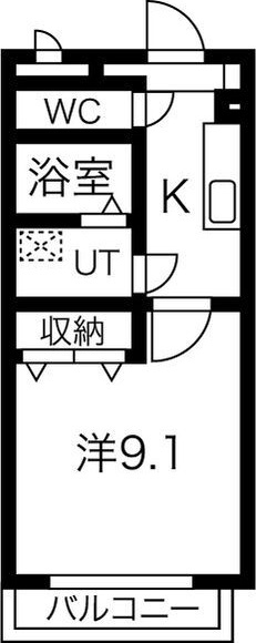 ラ・メール野並の間取り