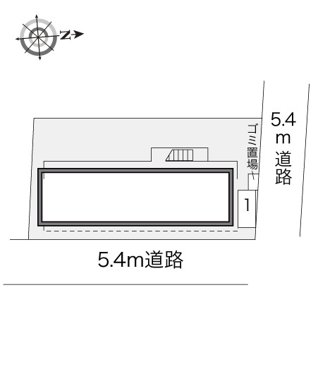 レオパレスASAGAIの区画図
