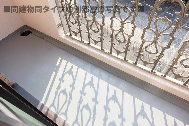 ルネスセンチュリー拝島のバルコニー