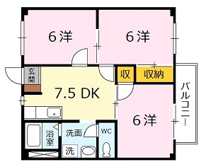 アーバン落合の間取り