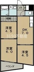 ベルメゾンの間取り