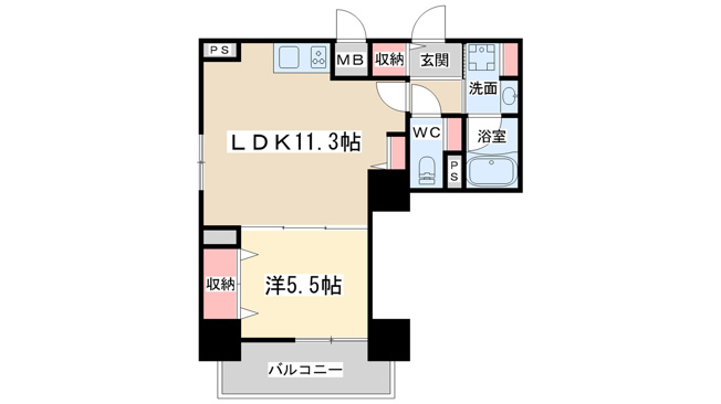 【間取り】 | SKYレジデンス大阪梅田