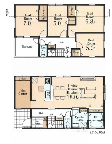 福生市福生全３棟　新築戸建　3号棟