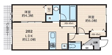 メルヴェーユ久が原の間取り