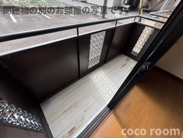 ハイツせみじまⅡのバルコニー