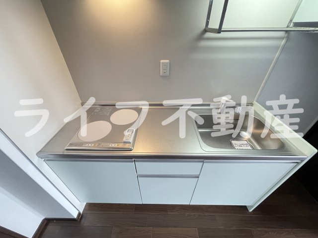 Felice Bのキッチン|コンパクトなキッチンで掃除もラクラク
