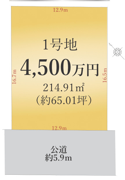 名古屋市天白区御前場町の売地の画像