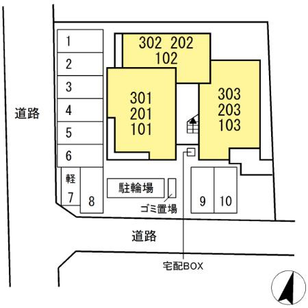エクセレンス フジの区画図